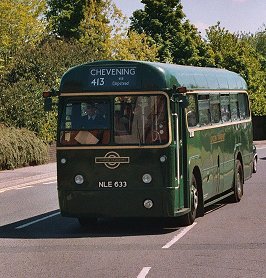 RF633 leaves Sevenoaks Bus Station