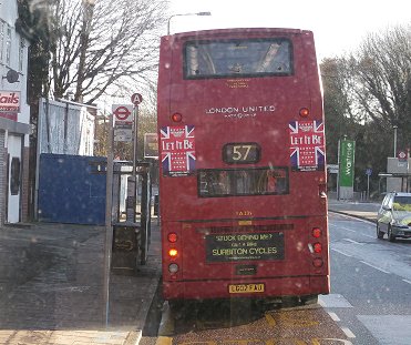 TA235 on 57, Raynes Park