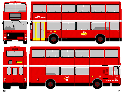 rebuilt V3 drawing, LN livery