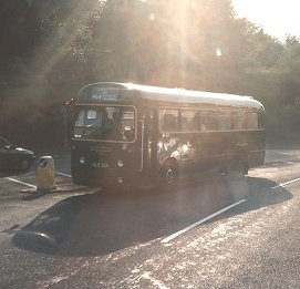 RF626 turns away at Limpsfield Common