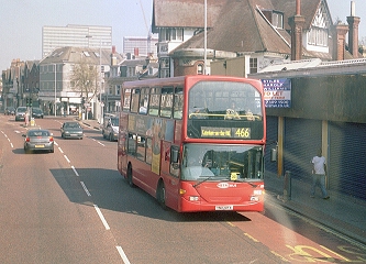 Metrobus Omnidekka 455 at South Croydon.