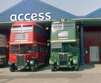 DM1052 passes Carshalton Depot.
