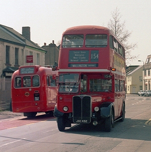 RT624 at Carshalton Garage.