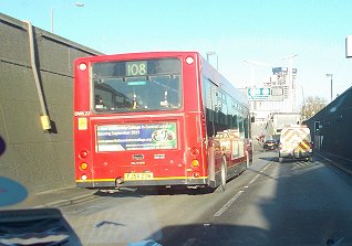 DWL22 on 108, Blackwall Tunnel, February 2010