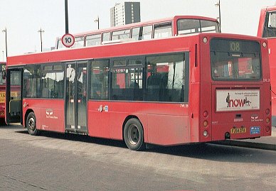 DWL26 on 108, Stratford Bus Station, February 2010