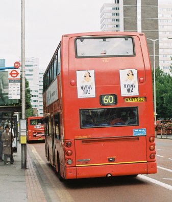 DLA187 on route 60, Croydon 
