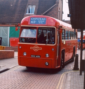 RF429 on 431A at Sevenoaks.