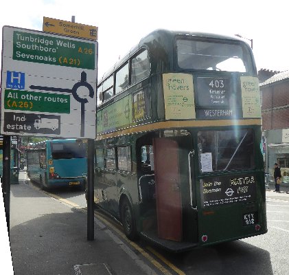 RT3183 on 403 at Tonbridge Station