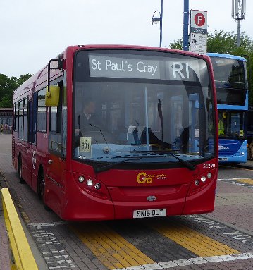 SE290 on R1 to St Pauls Cray