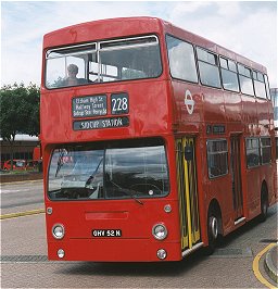 Preserved DM1052 at Eltham Well Hall, June 2002