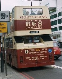 Big Bus DM2545, Baker Street, October 2001