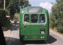 GS76 follows horses uphill near Ockley