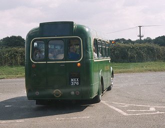 GS76 rejoins the A24 south of Holmwood Stn