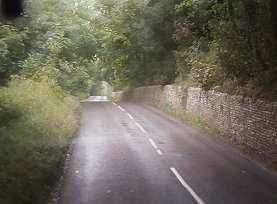 Climbing up onto Ranmore Common