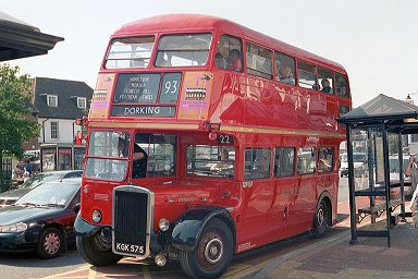 RTW75 on 93 at Epsom Clock Tower