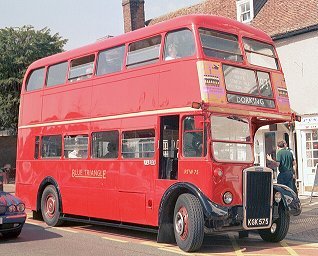 RTW75 on 93 at Epsom Clock Tower