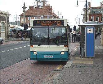 J221HGY at Stockton, 8th July 2009.