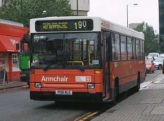 Armchair 156 at Hammersmith, October 2001