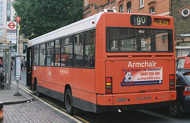 Armchair 156 at Hammersmith, October 2001
