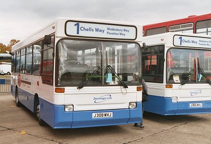 Stansted Transit DP308 at Showbus 2004