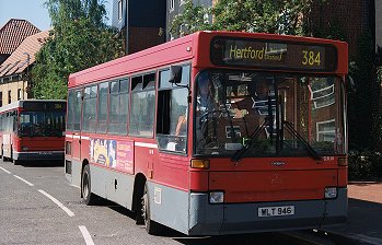 DR111 at Hertford on the 384, June 2002