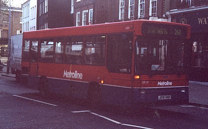 DR91 on 268 at Hampstead, November 2000