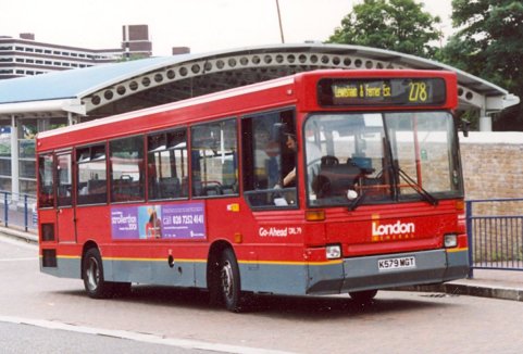 DRL79 at Lewisham Bus Station, February 2001