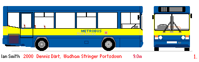 drawing of Metrobus Portsdown Dart