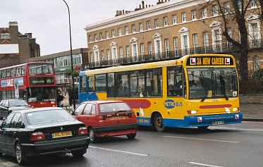 7762 training, passes New Cross, January 2005.
