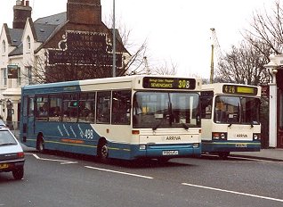 AKT3190 at Sevenoaks Stn on 308, March 2000