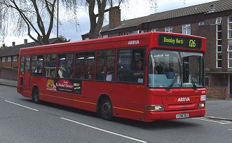 3299 at Burnt Ash Lane on 126, 1st May 2010