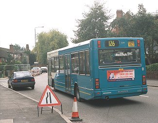 3299 at New Street Hill on 126, October 2001