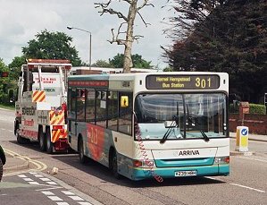 ATS3239 on tow at Hatfield off 301