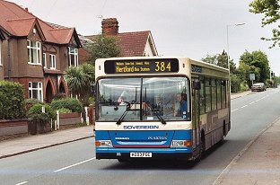 505 at Hertford Police Stn on 384