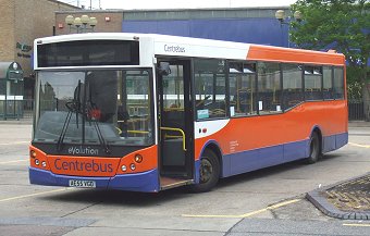 Centrebus 545 on 700, Stevenage, June 2010