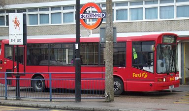 DM41778 on 299, Cockfosters Stn, Feb 2011