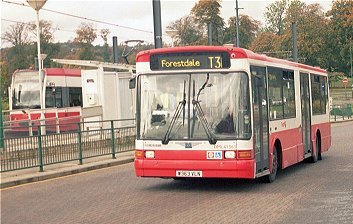 DML41363 on T31, Addington Interchange, October 2005