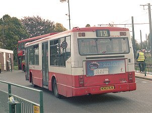 DML41363 on T31, Addington Interchange, October 2005