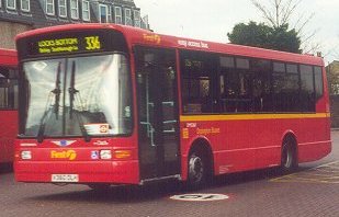 DMS360 leaves Bromley North, March 2000