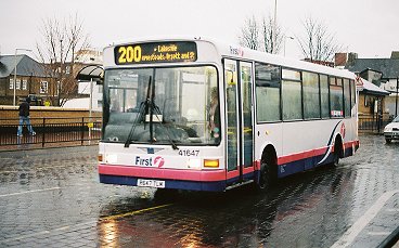 First Essex 41647 at Grays, Dec.2007