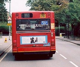 LDP105 on 163 near Raynes Park, August 2008.