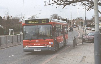 DP505 on 222 on Great West Road, Cranford