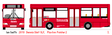 Dual doorway short Plaxton.