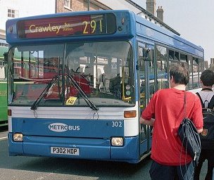 302 on 291 atEast Grinstead, April 2007.