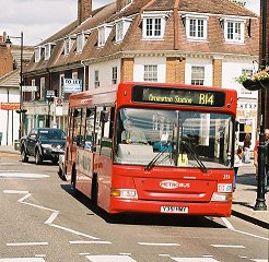 Metrobus Dart SLF 351 on B14 at Orpington, June 2007