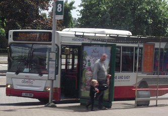 8002 on 441, Staines Bus Stn