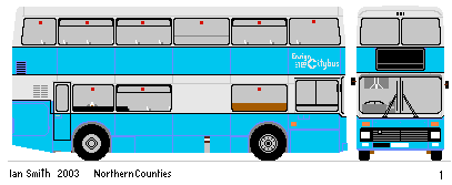 DDN 1-door Ensign Citybus