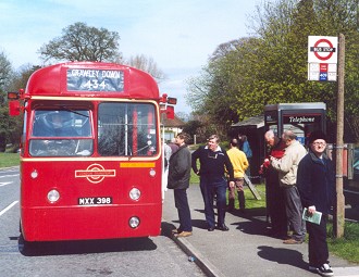 RF421 and bus-stop, Dormansland