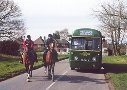 RF679 and horses, Chart Church