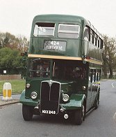 RLH48 approaches Copthorne roundabout